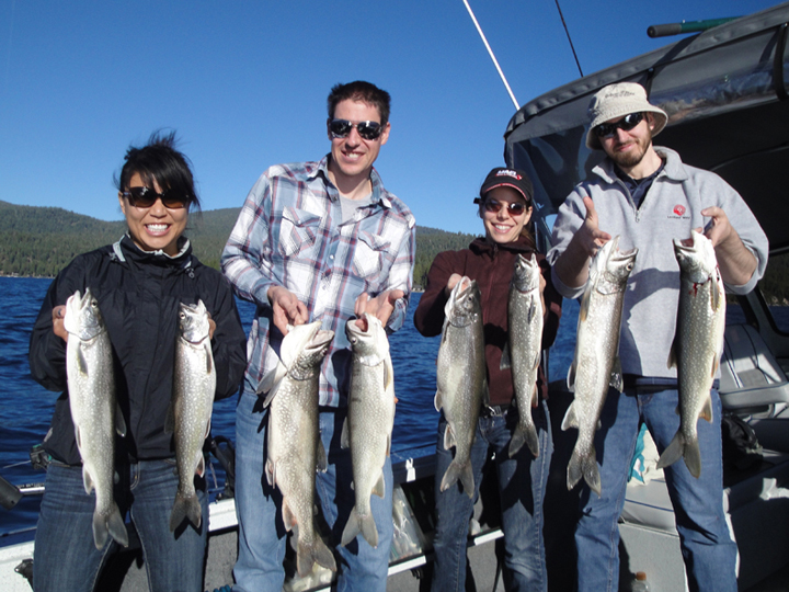Good Winter Mackinaw Action For Our Lake Tahoe Fishing Charters!